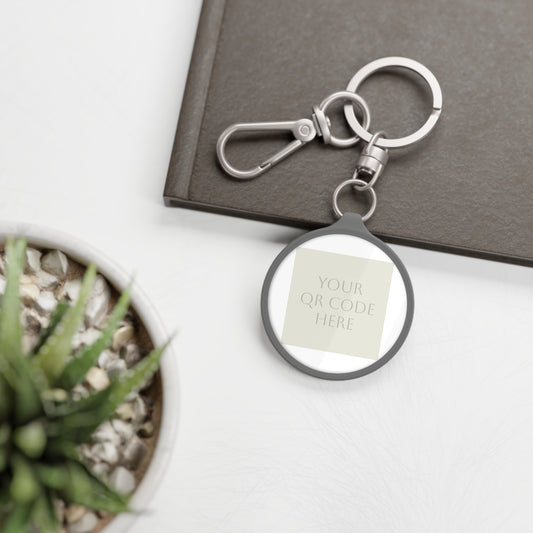 Keyring Tag with Custom QR Code