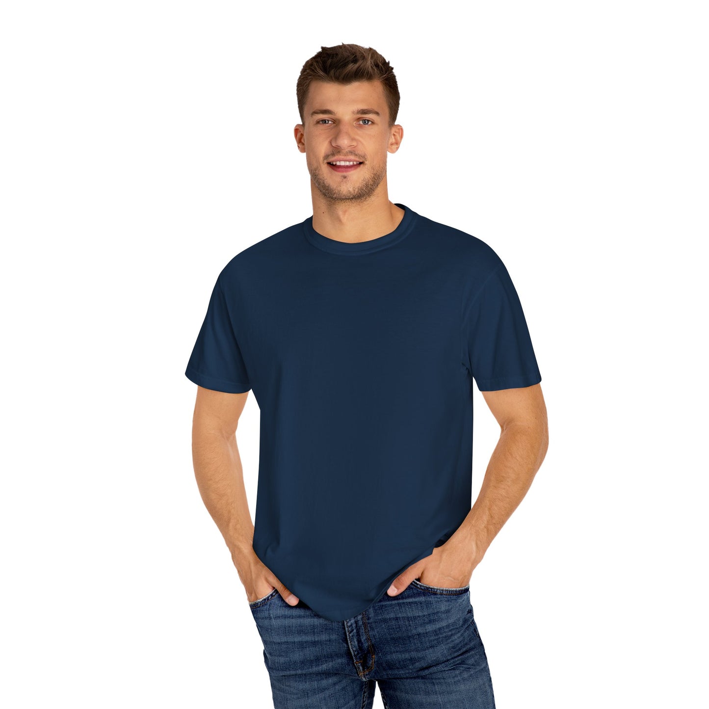 Relaxed Unisex Garment-Dyed T-shirt with your QR Code on BACK