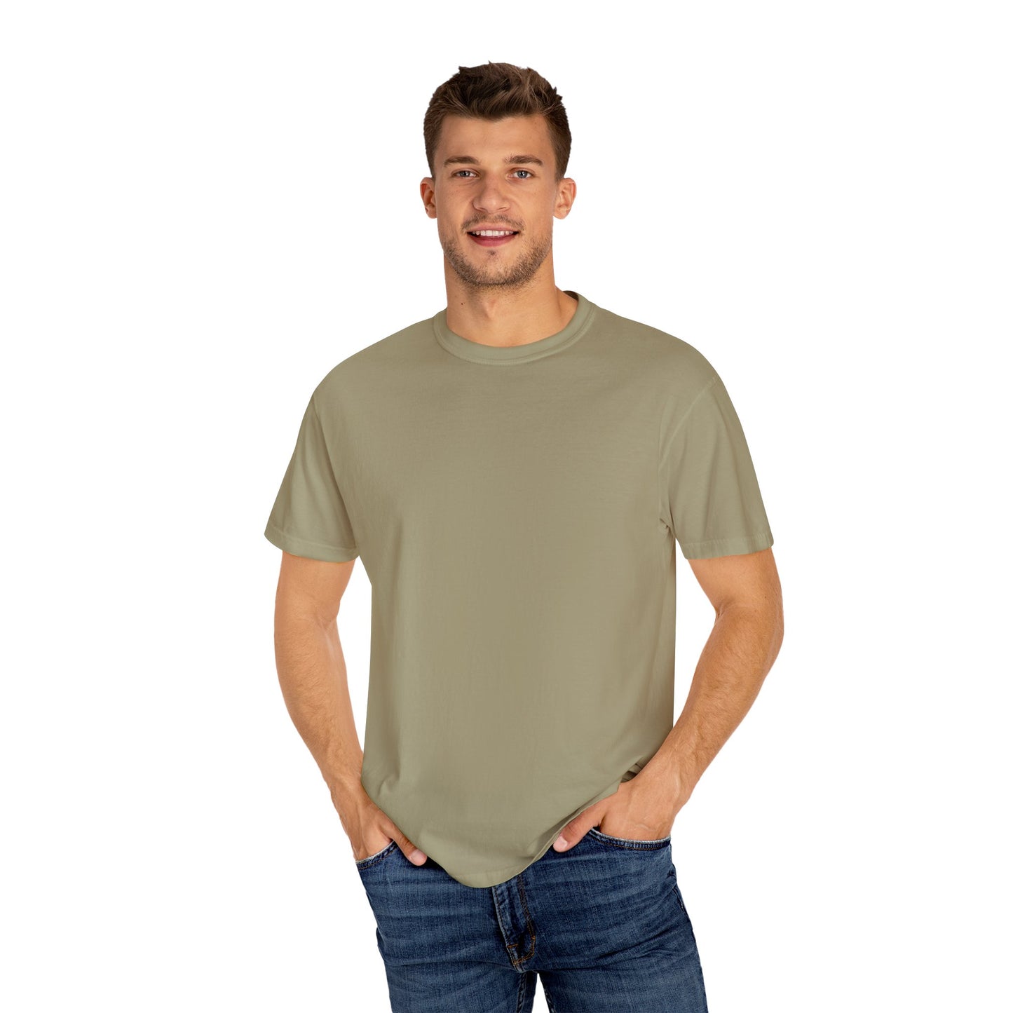 Relaxed Unisex Garment-Dyed T-shirt with your QR Code on BACK
