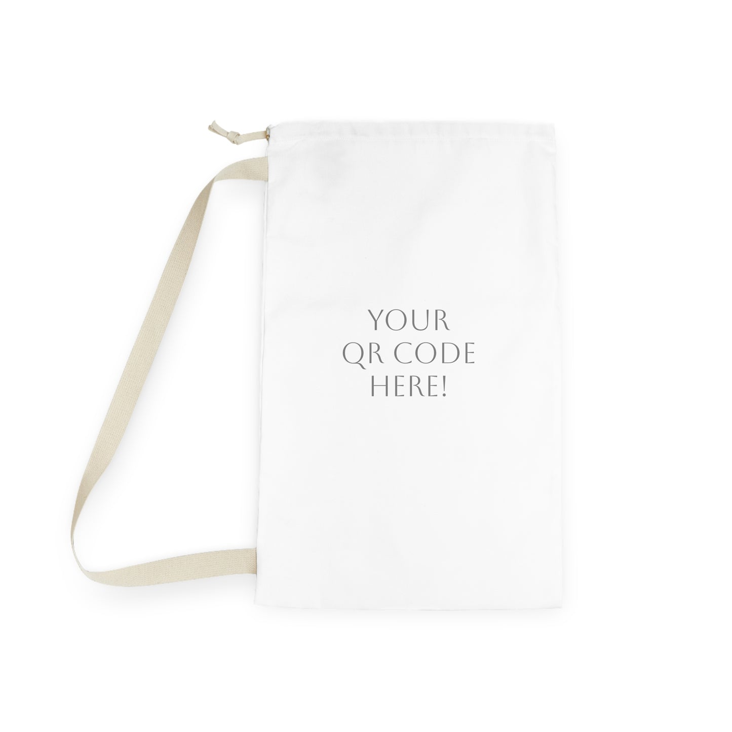 Laundry Bag with Custom QR Code